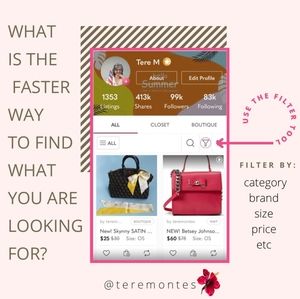 Use the filter tool to search listing faster and easy.